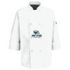 Eight Pearl Button Chef Coat with Thermometer Pocket Thumbnail