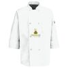 Eight Pearl Button Chef Coat with Thermometer Pocket Thumbnail