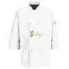 Eight Pearl Button Chef Coat with Thermometer Pocket Thumbnail