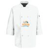 Eight Pearl Button Chef Coat with Thermometer Pocket Thumbnail