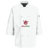 Eight Pearl Button Chef Coat with Thermometer Pocket Thumbnail