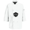 Eight Pearl Button Chef Coat with Thermometer Pocket Thumbnail