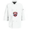 Eight Pearl Button Chef Coat with Thermometer Pocket Thumbnail