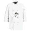 Eight Pearl Button Chef Coat with Thermometer Pocket Thumbnail