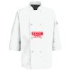 Eight Pearl Button Chef Coat with Thermometer Pocket Thumbnail