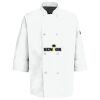 Eight Pearl Button Chef Coat with Thermometer Pocket Thumbnail