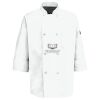 Eight Pearl Button Chef Coat with Thermometer Pocket Thumbnail