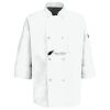 Eight Pearl Button Chef Coat with Thermometer Pocket Thumbnail