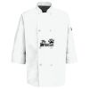Eight Pearl Button Chef Coat with Thermometer Pocket Thumbnail