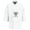 Eight Pearl Button Chef Coat with Thermometer Pocket Thumbnail
