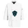Eight Pearl Button Chef Coat with Thermometer Pocket Thumbnail