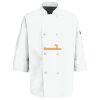 Eight Pearl Button Chef Coat with Thermometer Pocket Thumbnail
