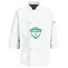 Eight Pearl Button Chef Coat with Thermometer Pocket Thumbnail