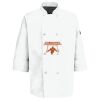 Eight Pearl Button Chef Coat with Thermometer Pocket Thumbnail