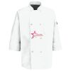 Eight Pearl Button Chef Coat with Thermometer Pocket Thumbnail