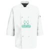 Eight Pearl Button Chef Coat with Thermometer Pocket Thumbnail