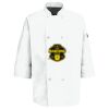 Eight Pearl Button Chef Coat with Thermometer Pocket Thumbnail