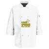 Eight Pearl Button Chef Coat with Thermometer Pocket Thumbnail