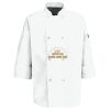 Eight Pearl Button Chef Coat with Thermometer Pocket Thumbnail