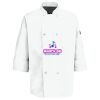 Eight Pearl Button Chef Coat with Thermometer Pocket Thumbnail
