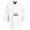 Eight Pearl Button Chef Coat with Thermometer Pocket Thumbnail