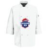 Eight Pearl Button Chef Coat with Thermometer Pocket Thumbnail