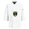 Eight Pearl Button Chef Coat with Thermometer Pocket Thumbnail