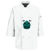 Eight Pearl Button Chef Coat with Thermometer Pocket Thumbnail