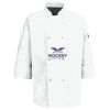 Eight Pearl Button Chef Coat with Thermometer Pocket Thumbnail