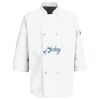 Eight Pearl Button Chef Coat with Thermometer Pocket Thumbnail