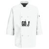 Eight Pearl Button Chef Coat with Thermometer Pocket Thumbnail
