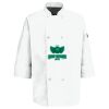 Eight Pearl Button Chef Coat with Thermometer Pocket Thumbnail