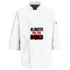 Eight Pearl Button Chef Coat with Thermometer Pocket Thumbnail