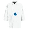 Eight Pearl Button Chef Coat with Thermometer Pocket Thumbnail