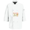 Eight Pearl Button Chef Coat with Thermometer Pocket Thumbnail