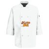 Eight Pearl Button Chef Coat with Thermometer Pocket Thumbnail