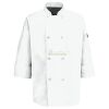 Eight Pearl Button Chef Coat with Thermometer Pocket Thumbnail