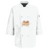 Eight Pearl Button Chef Coat with Thermometer Pocket Thumbnail