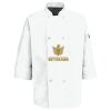 Eight Pearl Button Chef Coat with Thermometer Pocket Thumbnail