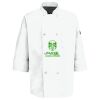 Eight Pearl Button Chef Coat with Thermometer Pocket Thumbnail