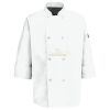 Eight Pearl Button Chef Coat with Thermometer Pocket Thumbnail