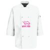 Eight Pearl Button Chef Coat with Thermometer Pocket Thumbnail