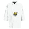 Eight Pearl Button Chef Coat with Thermometer Pocket Thumbnail