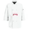Eight Pearl Button Chef Coat with Thermometer Pocket Thumbnail