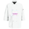 Eight Pearl Button Chef Coat with Thermometer Pocket Thumbnail