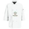 Eight Pearl Button Chef Coat with Thermometer Pocket Thumbnail