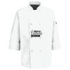 Eight Pearl Button Chef Coat with Thermometer Pocket Thumbnail