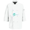 Eight Pearl Button Chef Coat with Thermometer Pocket Thumbnail