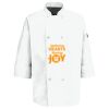 Eight Pearl Button Chef Coat with Thermometer Pocket Thumbnail