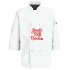 Eight Pearl Button Chef Coat with Thermometer Pocket Thumbnail